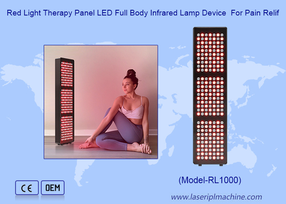 Panel urządzenia do fototerapii LED w trybie pulsacyjnym 190mw/cm, terapia światłem podczerwonym i czerwonym