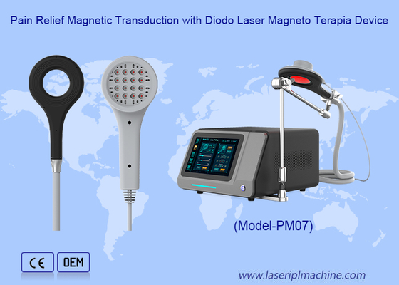 Uśmierzenie bólu Transdukcja magnetyczna z urządzeniem diodowym laserowym Magneto Terapia