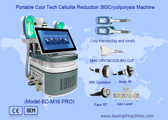 Przenośne Ciało Zimne Rzeźbiowanie Cryolipolysis Cool SlimmingShaping Machine