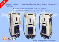 Laserowa maszyna do usuwania włosów 808nm / Q-Switch Nd Yag Laserowe usuwanie tatuaży