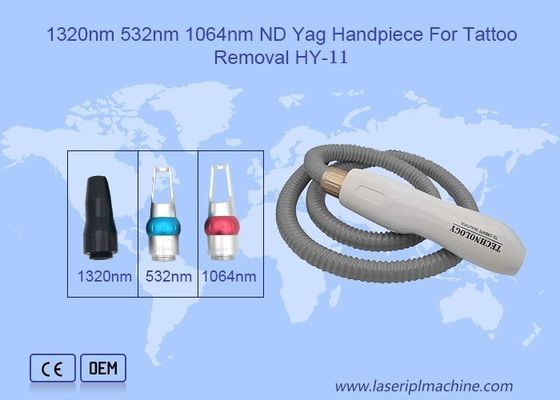 Ręczne urządzenie do usuwania tatuaży 1320nm 532nm 1064nm Nd Yag Laser Handpiece