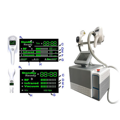 Przenośny 2in1 80Kpa Kawitacja 2 sondy ciało Slimming Vela Machine