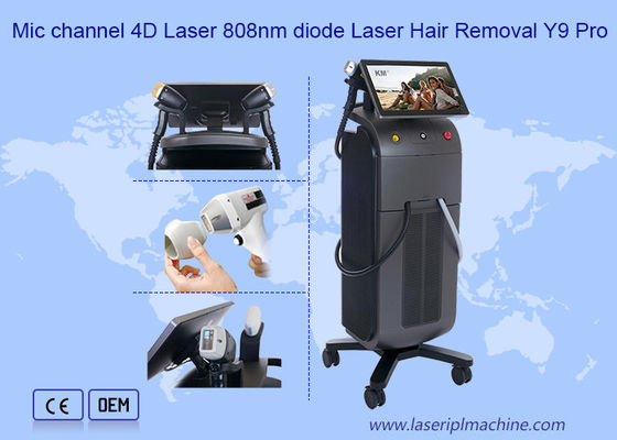 Kanał mikrofonowy 4D 1600w 808 Dioda Laser Depilation Machine Y9 Pro