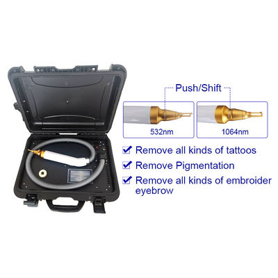 Trolley Case 1064nm 532nm 1320nm Q Switch Nd Yag Laserowa maszyna do usuwania tatuaży