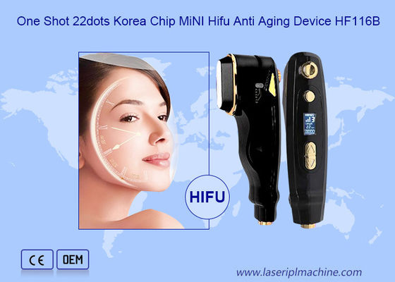 Mini Hifu Beauty Machine One Shot 22 kropki do podnoszenia twarzy anty starzenia
