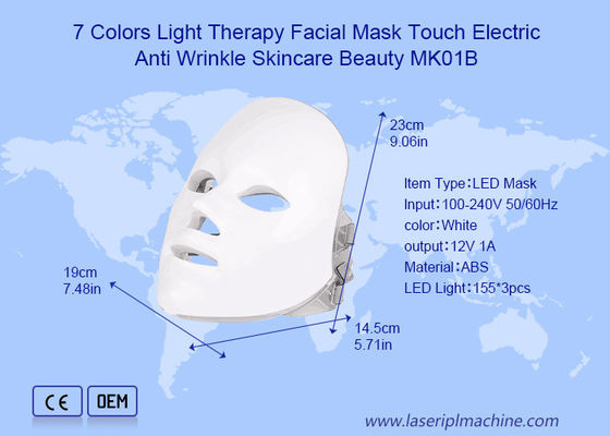 7 kolorów Pdt Led Light Therapy Maska twarzy do pielęgnacji skóry