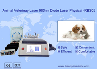 Użytkowanie zwierząt Przenośna laserowa maszyna diodowa 980 nm Biała wielofunkcyjna funkcja