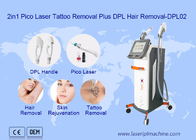 2 w 1 Dpl Maszyna do usuwania włosów Pico Laserowe usuwanie tatuaży Beauty