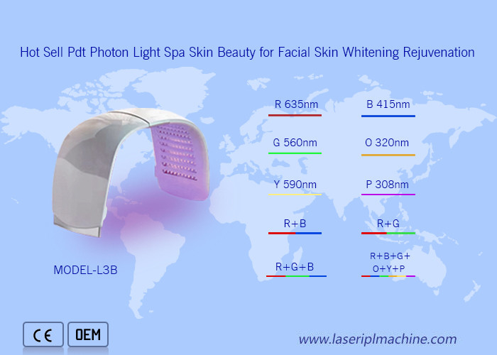 Hot Sell Pdt Photon Light Spa Piękno skóry do wybielania skóry twarzy