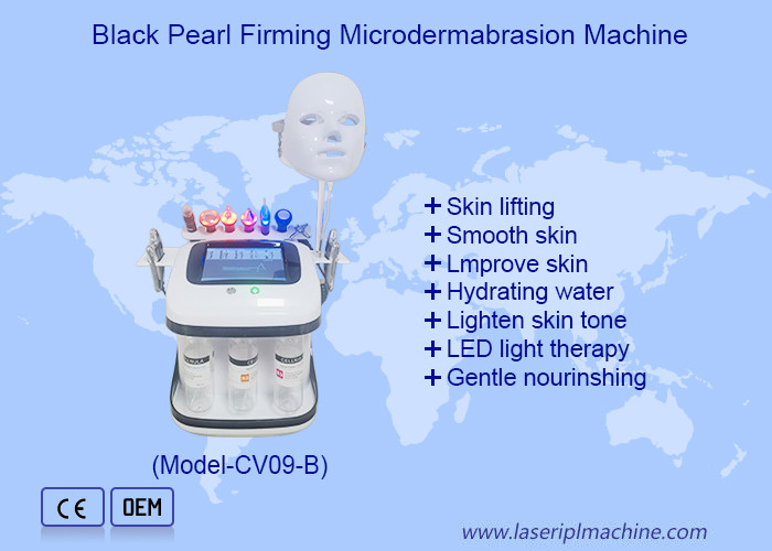 Black Pearl Aqua Peel RF Ultrasonic Oxygen Bubble Hydro Microdermabrasion Machine do głębokiego czyszczenia