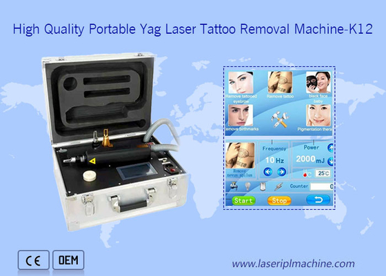 Ce Listed Ac220v Laserowa maszyna do usuwania tatuażu 1064nm 532nm 5hz