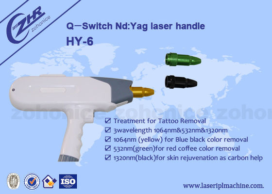 Dobra cena. 1064nm & 532nm Q - Przełącznik ND YAG Laser Tattoo Removal Machine Handle w Internecie