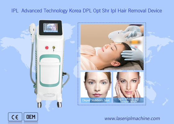 Zaawansowana technologia Laser Ipl Machine Korea Dpl Opt Shr Hair Removal Beauty