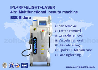 4w1 Mulfifunction RF nd yag laser IPL OPT SHR Profesjonalna bezbolesna laserowa maszyna do usuwania włosów