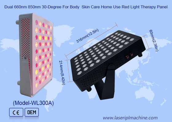 Dobra cena. Podwójny 660nm 850nm 30-stopniowy panel terapii czerwonym światłem do pielęgnacji skóry ciała do użytku domowego w Internecie