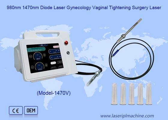 980nm 1470nm Diodowy Laser Ginekologia Waginalna Operacja Pociskania