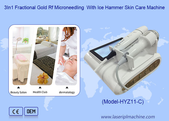Anti-aging 2 w 1 Rf Hifu z lodem Hammer Skin Tightening Skin Care Machine