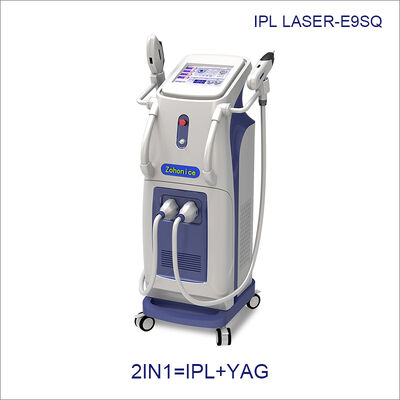 Dobra cena. 2 W 1 IPL Laser Hair Removal Machine Pionowe usuwanie tatuażu Laser Equipment w Internecie