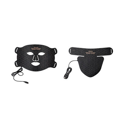 Dobra cena. 4 kolorowe światło LED z podczerwoną silikonową maską do usuwania zmarszczek na całej twarzy w Internecie