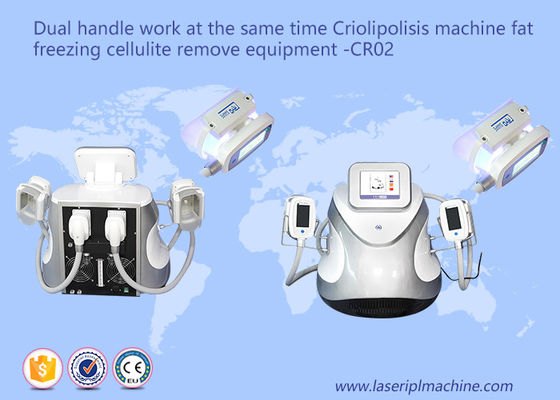 Dobra cena. Maszyny do odchudzania z podwójnym uchwytem do zamrażania tłuszczu i cellulitu CR02 110v / 220v w Internecie