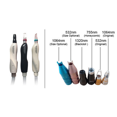 Dobra cena. 1064 532 1320 755nm Odmłodzenie skóry Q Przełączony uchwyt laserowy Nd Yag w Internecie