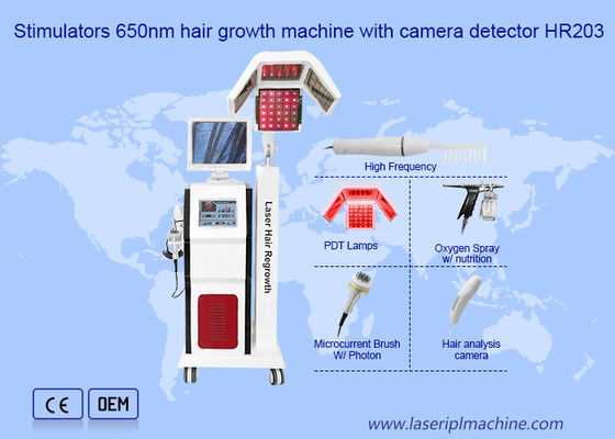 Leczenie wypadania włosów 808nm 90Hz Laserowa maszyna do odrastania włosów