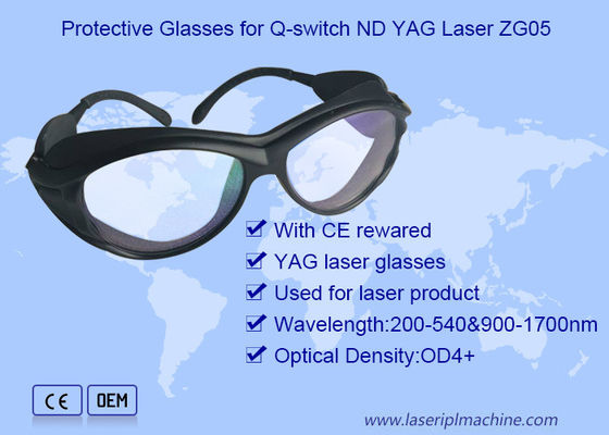 Laserowe okulary ochronne Nd Yag 190 nm do usuwania tatuaży