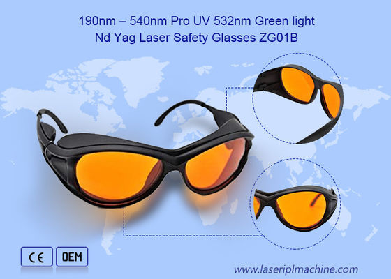 Dobra cena. 190nm 540nm CE OD4 Nd YAG Pro UV 532nm 1064nm okulary laserowe Ipl w Internecie