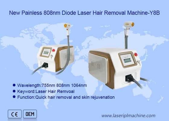 Bezbolesna maszyna do depilacji laserowej diody 808 nm w klinice