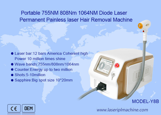 Przenośna laserowa maszyna do depilacji laserowej o dużej mocy 808nm
